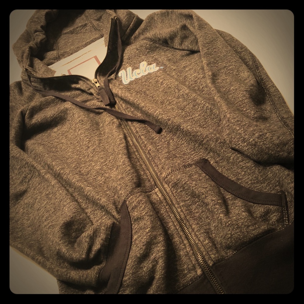 Athletic zip up hoodie, UCLA logo
